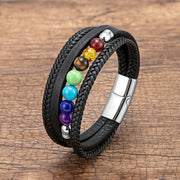 Bracelet Cuir 7 Chakras